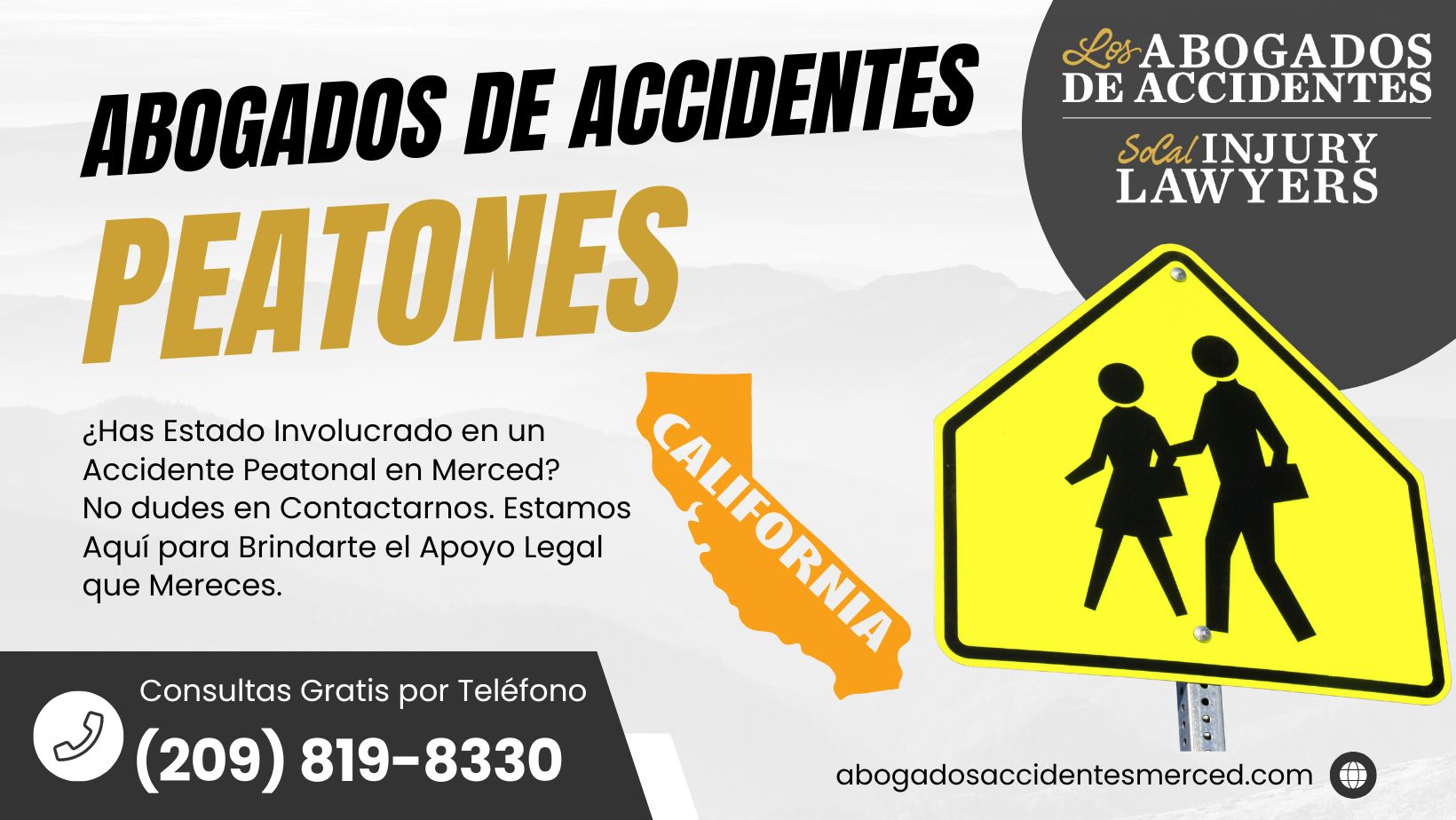 abogados de accidentes peatones merced